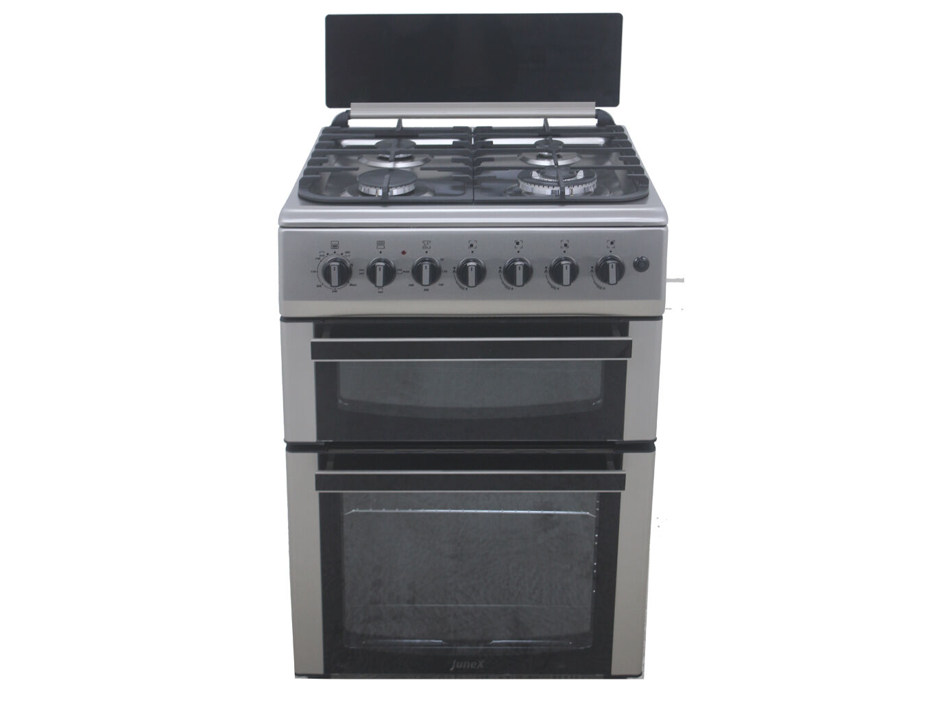FOGAO A GAS BUTANO/PROPANO JUNEX FL 775 X2- B/P INOX 60 CM