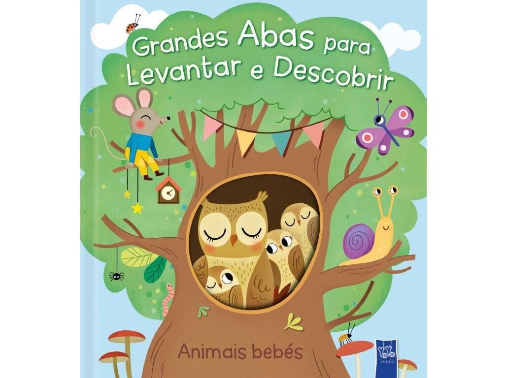 Yoyo Studios Livro Grandes Abas para Levantar e Descobrir - Animais Bebés