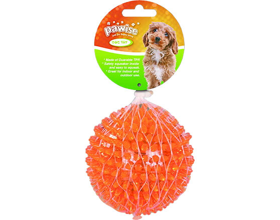 BRINQUEDO PARA C&Atilde;O PAWISE BOLA DE TERMOPL&Aacute;STICO COM PICOS 8CM