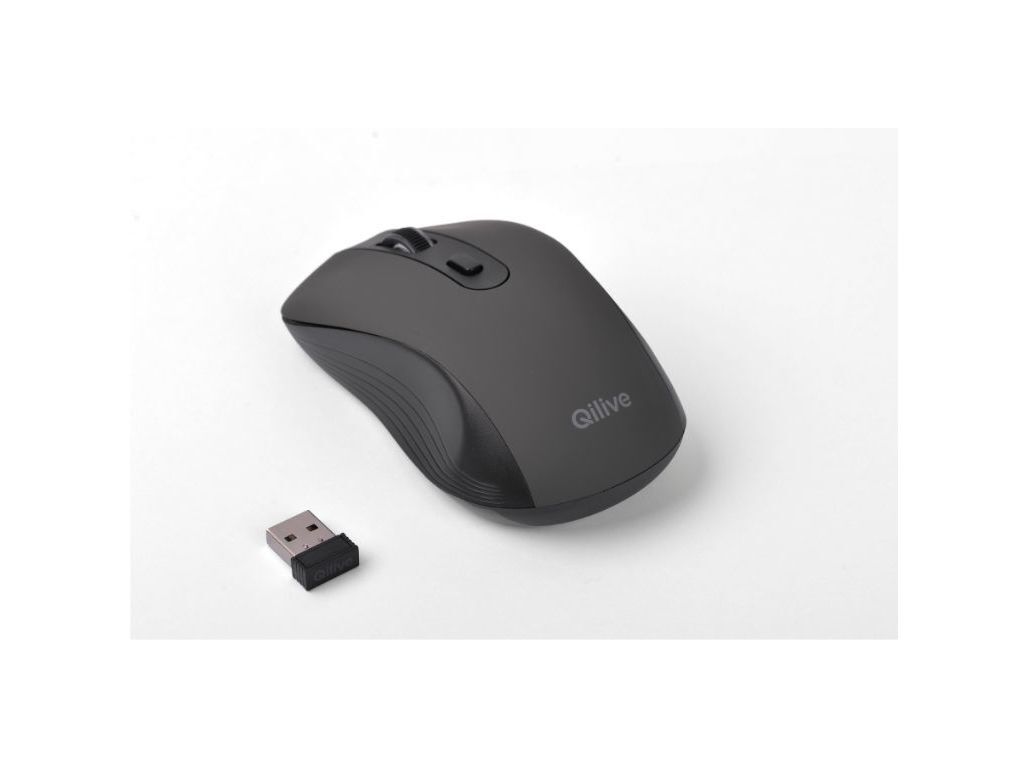 RATO SEM FIO SILENCIOSO QILIVE CSR PRETO