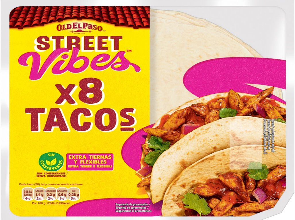 TORTILHAS OLD EL PASO TRIGO MINI 220G image number 1