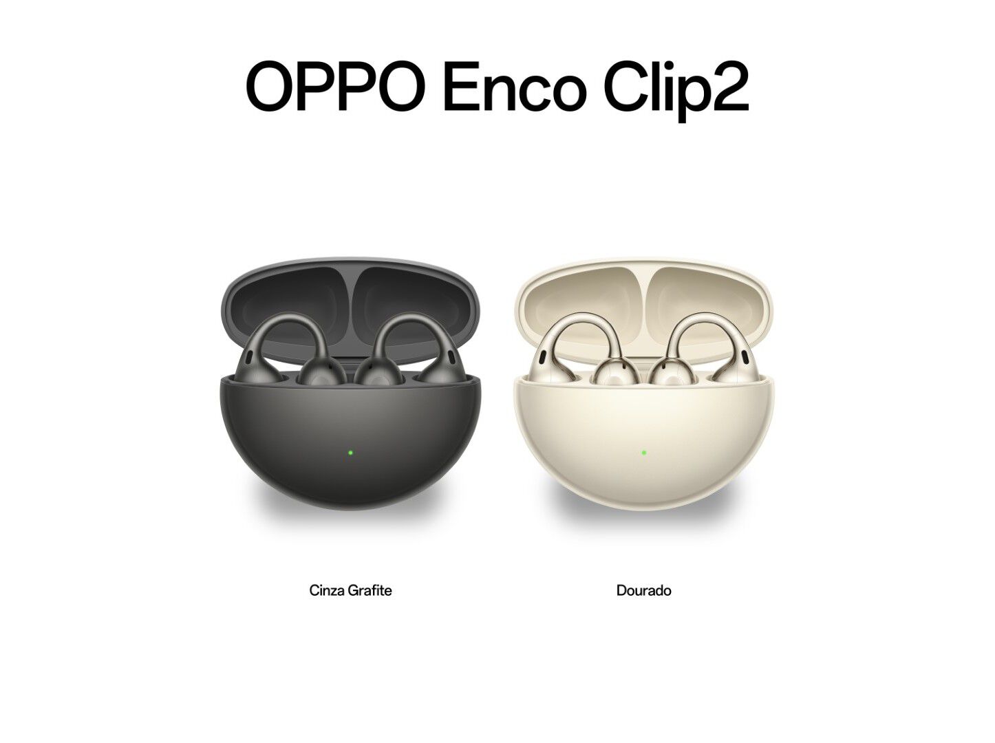 AURICULARES TWS OPPO ENCO CLIP2 CINZA GRAFITE image number 4