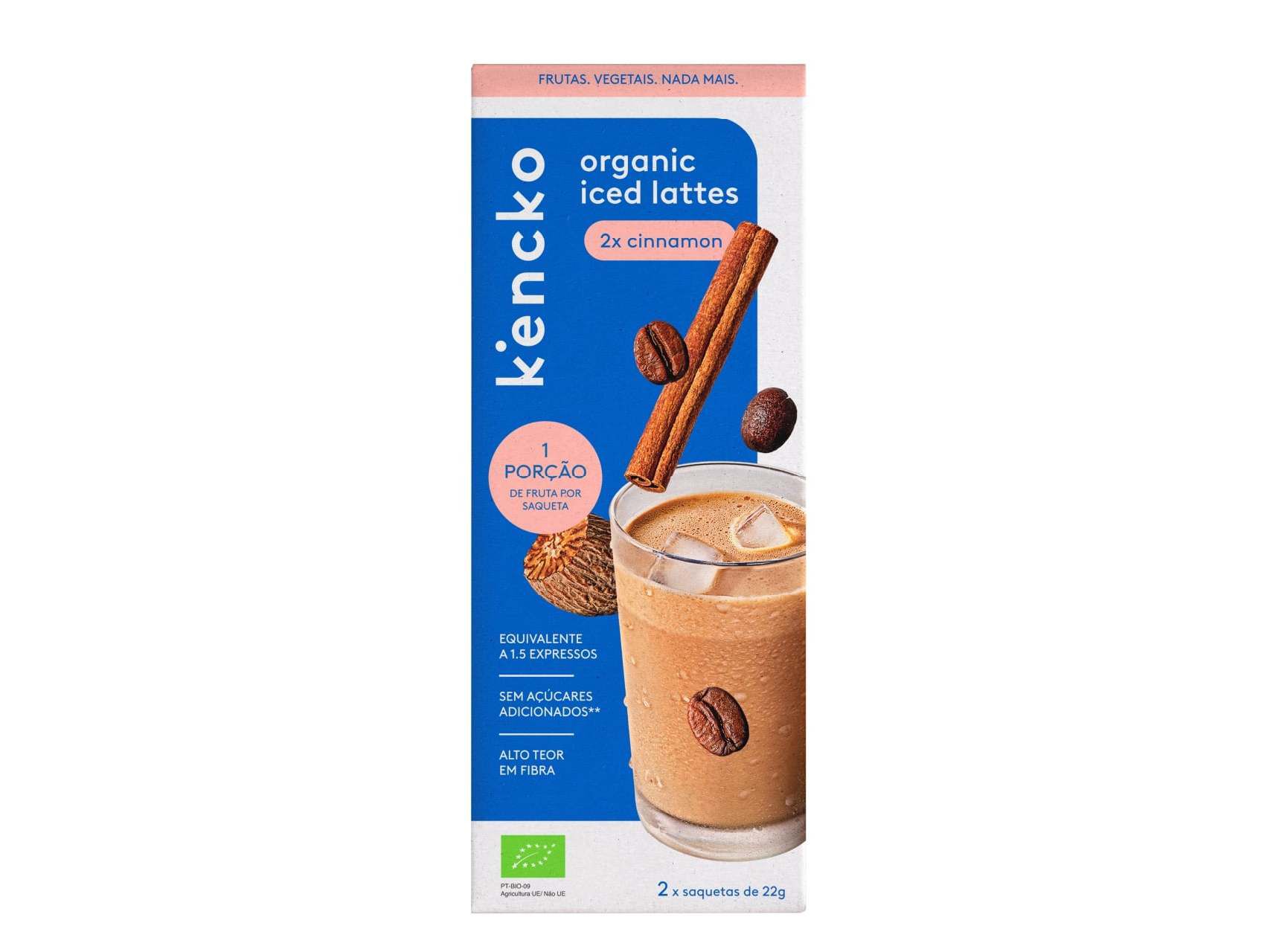 ICED LATTE KENCKO CANELA 2X22G