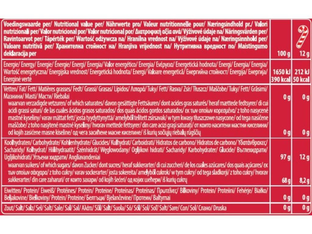 BENGALA CANDY CANES MORANGO 144GR image number 2