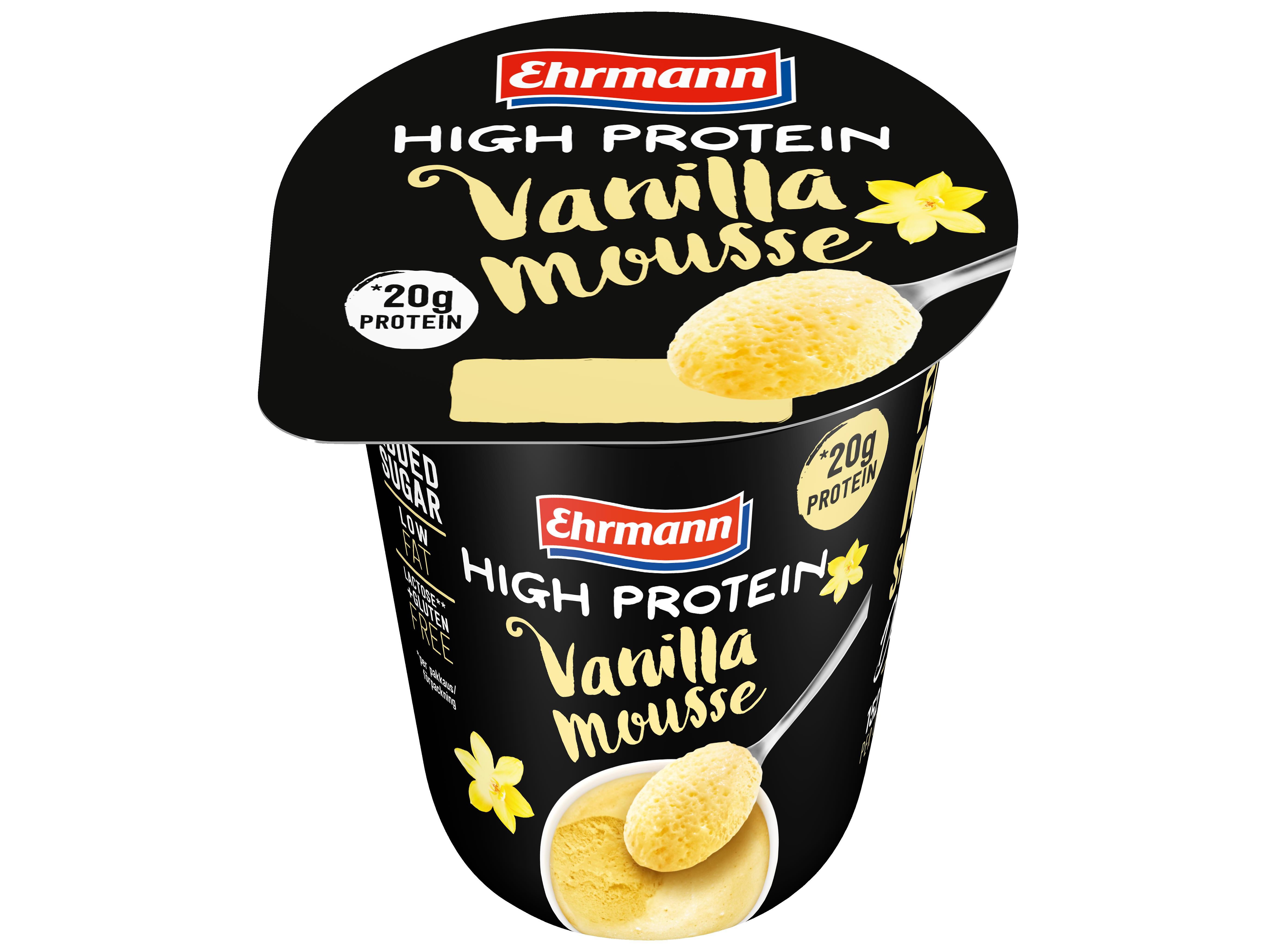 MOUSSE EHRMANN BAUNILHA MAIS PROTE&Iacute;NA 200G