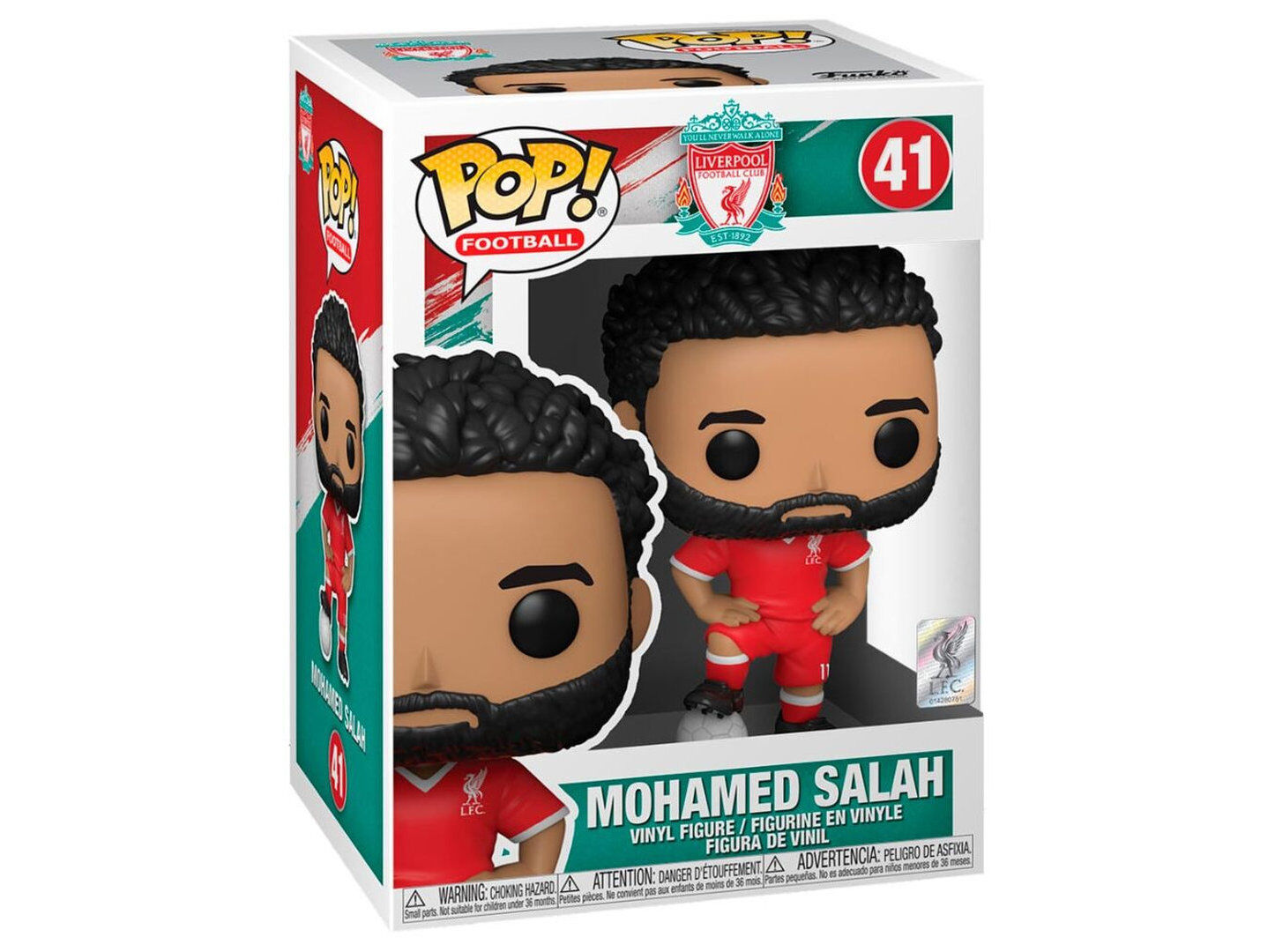 FIGURA FUNKO POP FOOTBALL: LIVERPOOL- MOHAM image number 1