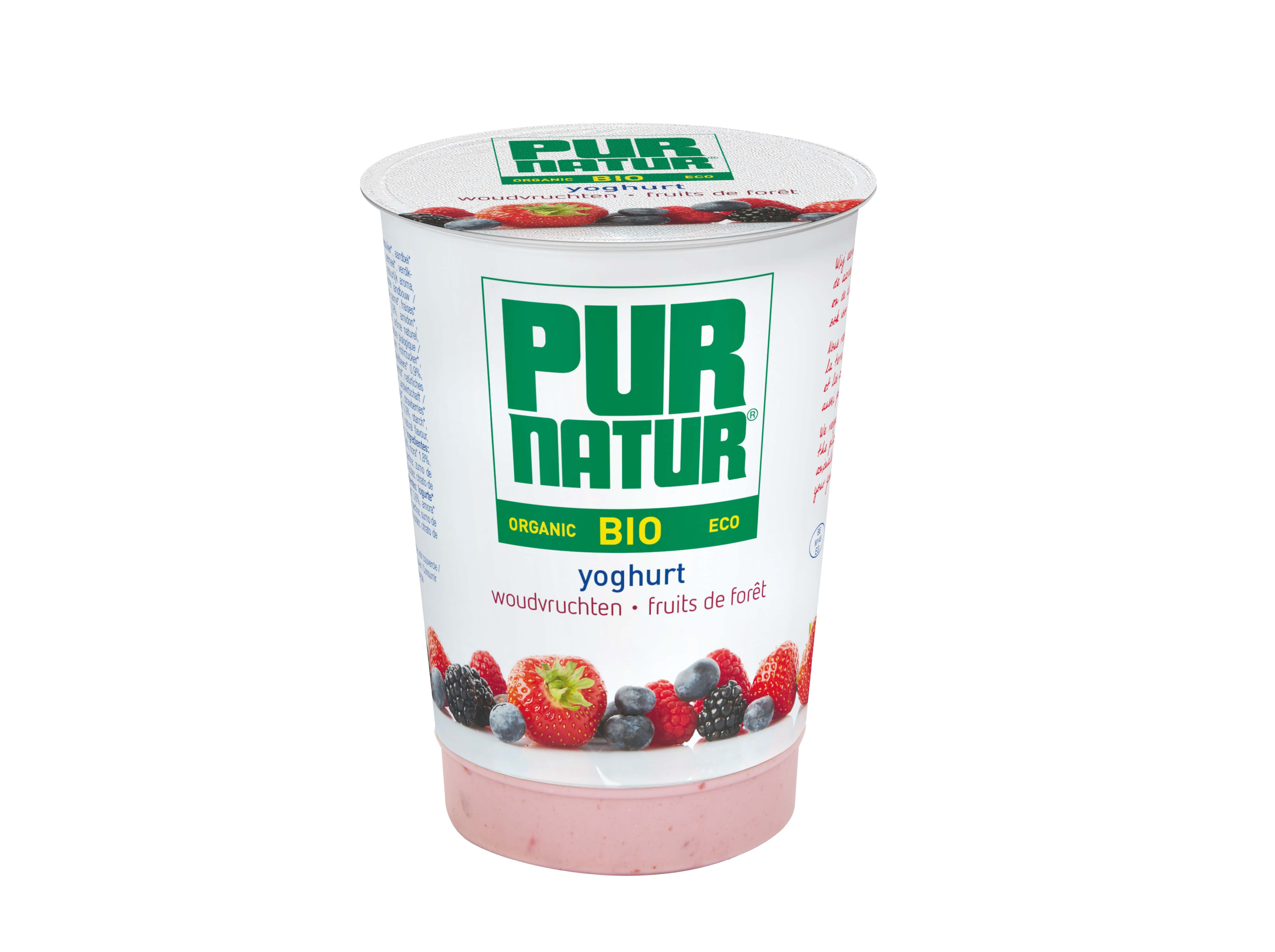 IOGURTE BIOLOGICO PUR NATUR FRUTOS DO BOSQUE 500 GR image number 1