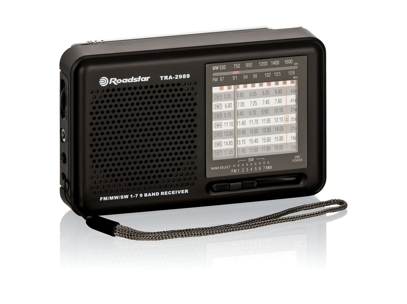 R&Aacute;DIO BOLSO ROADSTAR TRA2989 MULTIBANDAS