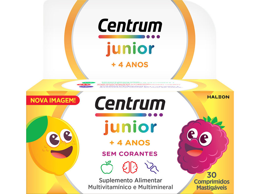 SUPLEMENTO CENTRUM J&Uacute;NIOR 30 COMPRIMIDOS MASTIG&Aacute;VEIS image number 0