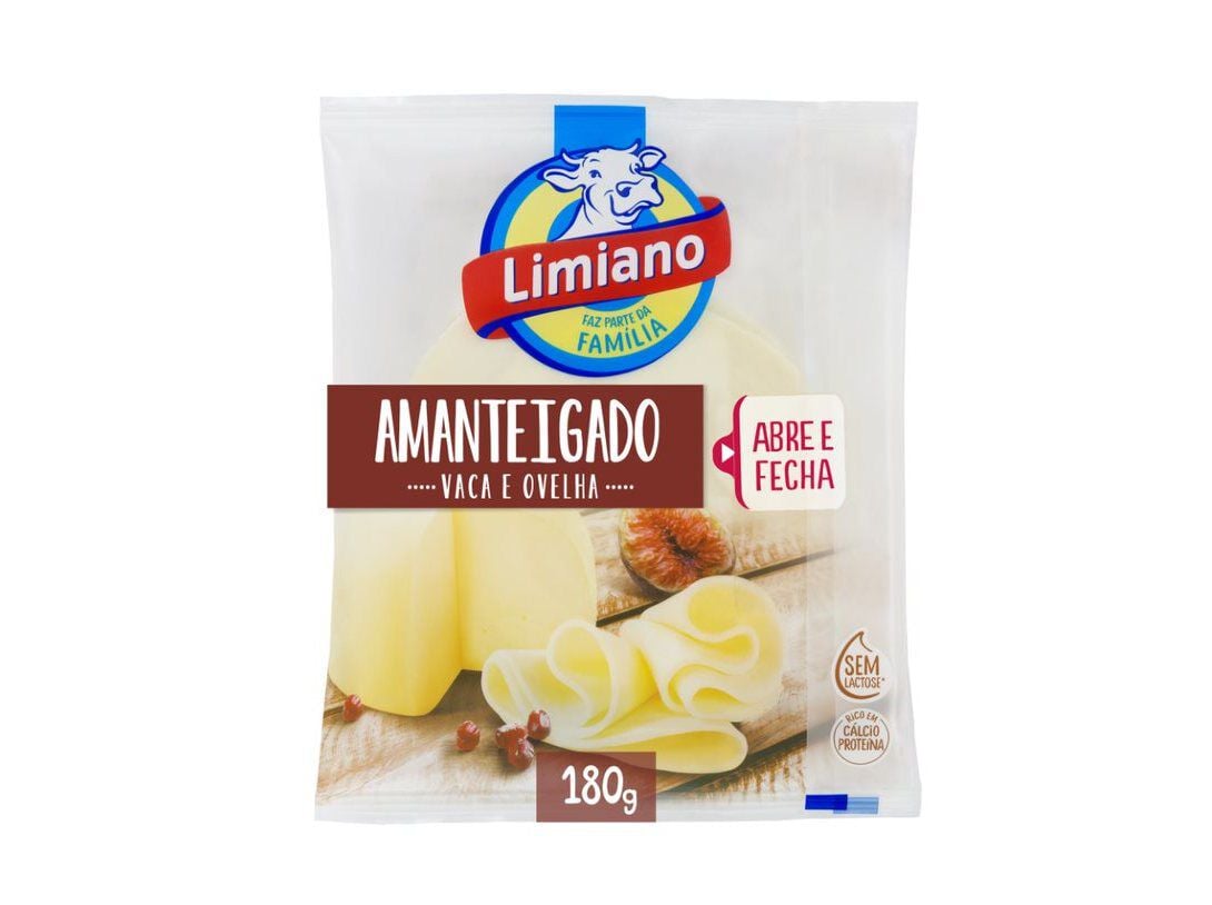 QUEIJO LIMIANO MISTURA AMANTEIGADO FATIAS 180 G image number 0