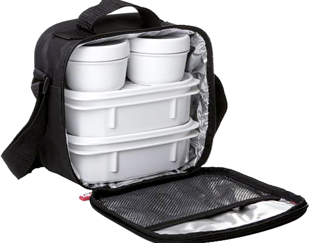 LANCHEIRA COM 4 CAIXAS HERM&Eacute;TICAS URBAN FOOD TATAY PRETO image number 1