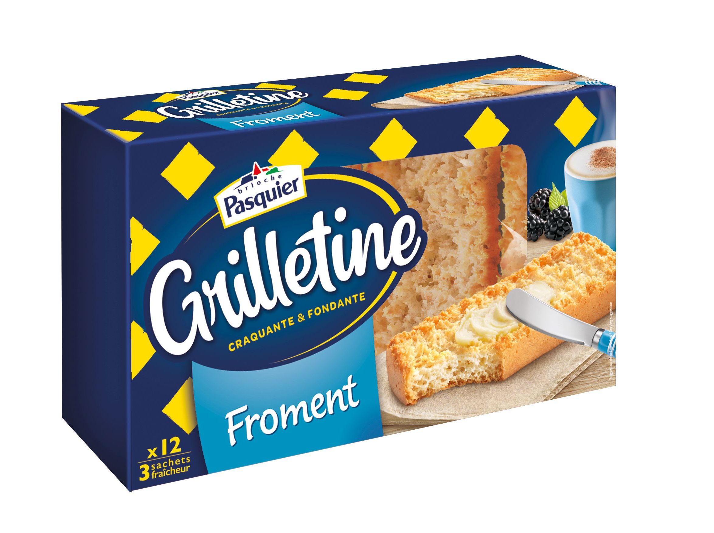 TOSTA BRIOCHE PASQUIER GRILLETINES TRADICIONAL 161 G image number 0