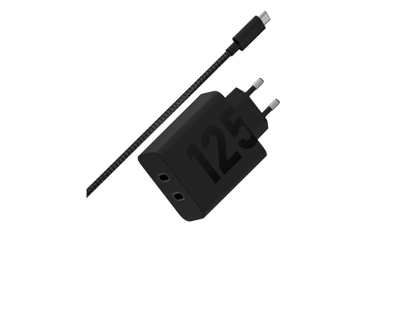 CARREGADOR AUTO MOTOROLA PRETO 125W DUAL PORT image number 2