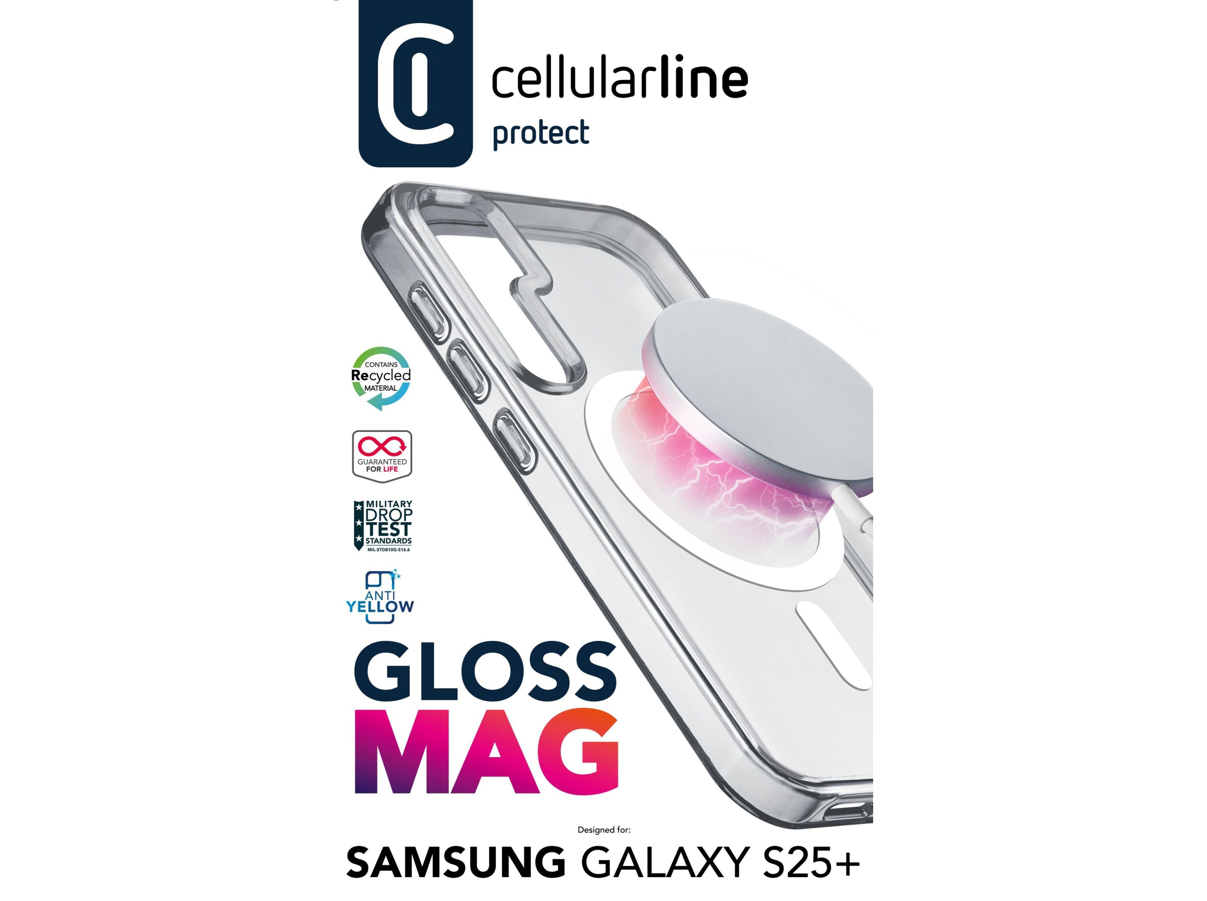 CAPA GLOSS MAG CELLULARLINE SAMSUNG S25+ image number 1