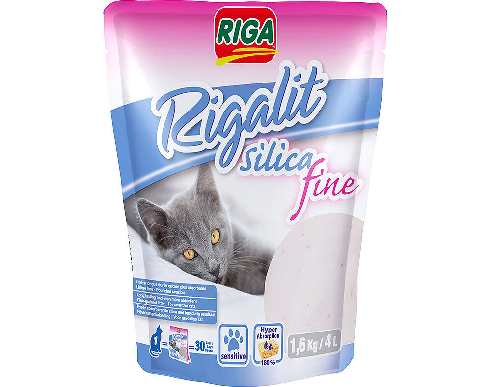 SILICA FINA PARA GATO RIGA SENSITIVE 1.6KG/4L image number 0
