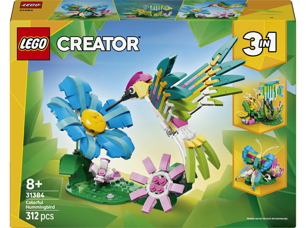 ANIMAIS SELVAGENS BEIJA-FLOR LEGO LEGO CREATOR 31384