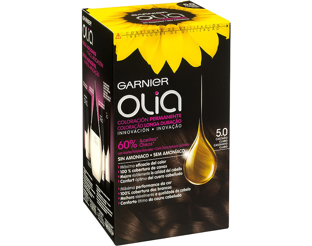 COLORA&Ccedil;&Atilde;O OLIA GARNIER CASTANHO CLARO 5.0