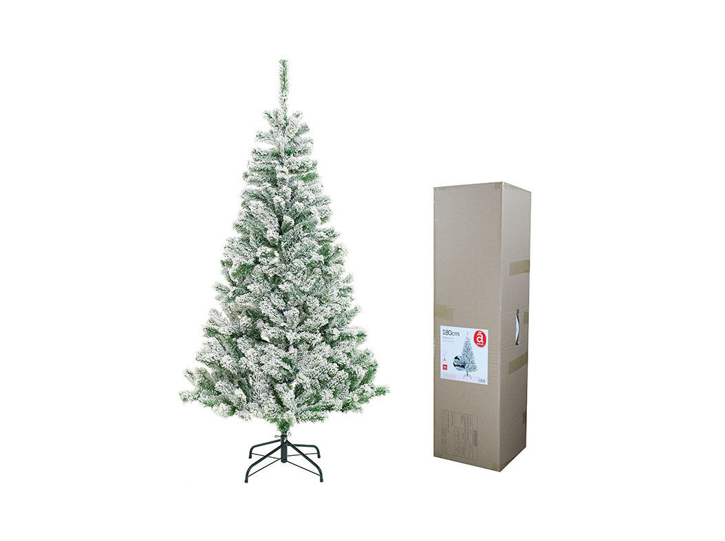 &Aacute;RVORE DE NATAL COM EFEITO DE NEVADA ACTUEL 180CM image number 0