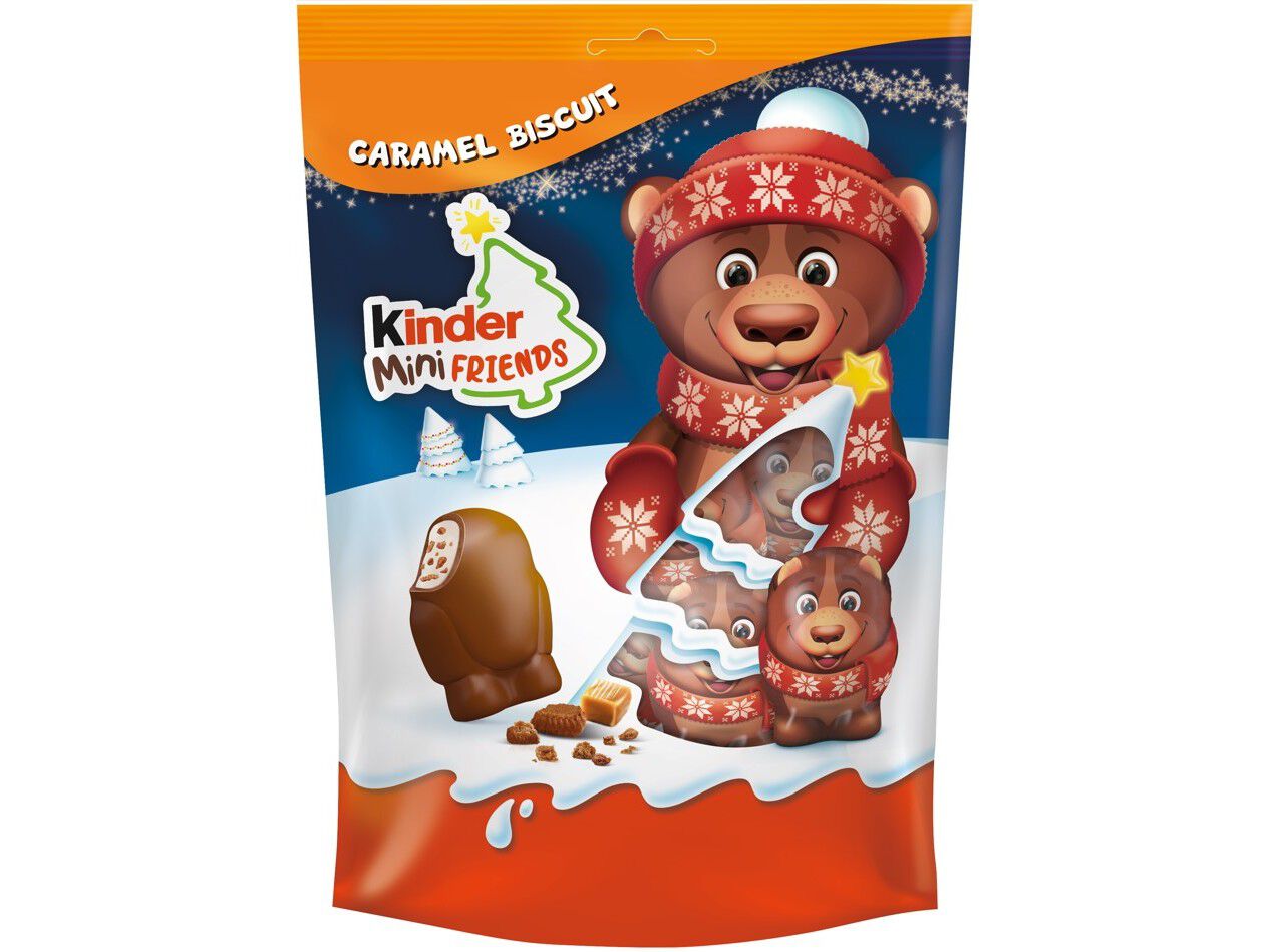 KINDER CHOCOLATE HAPPY T20 NATAL CARAMELO 122G image number 1