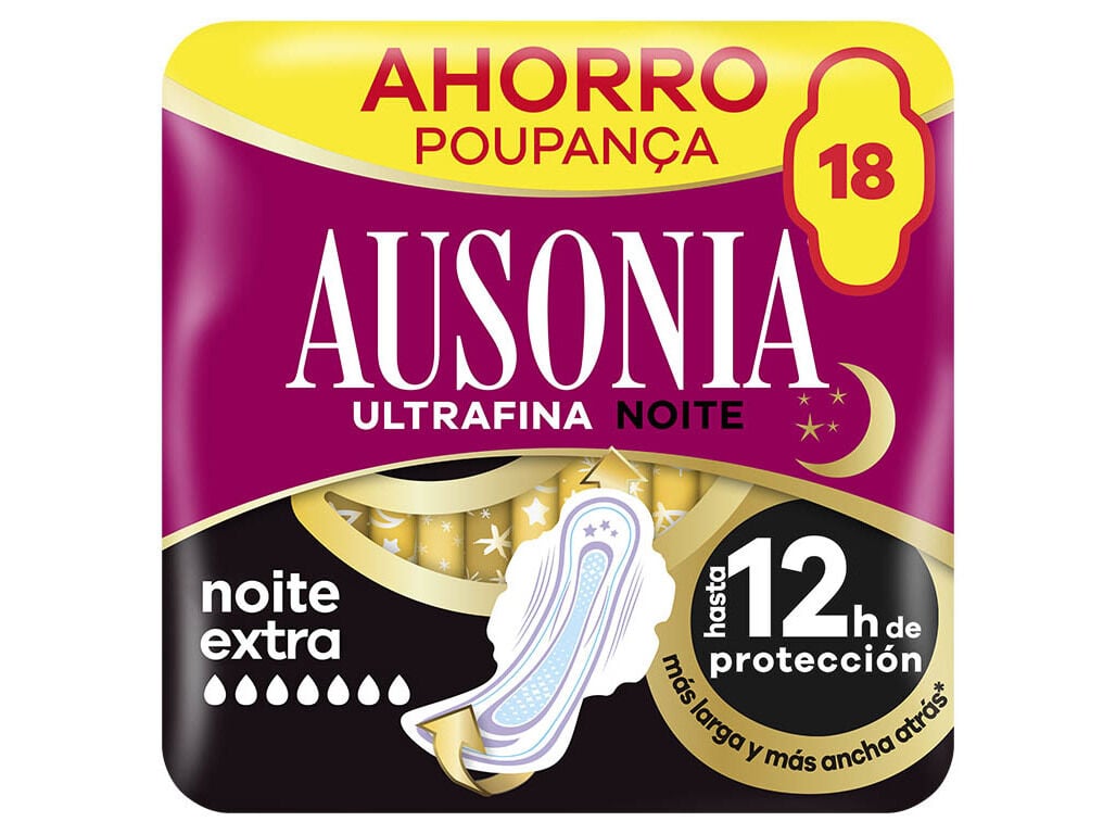 PENSOS AUSONIA AIRDRY NOITE EXTRA ABAS 18 image number 0