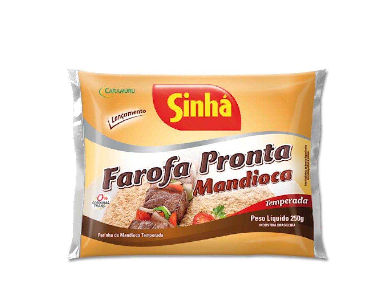 FAROFA DE MANDIOCA SINH&Aacute; 250G image number 0