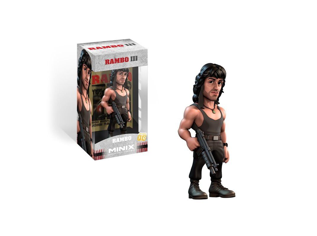 FIGURA MINIX RAMBO EM T-SHIRT -12CM image number 0