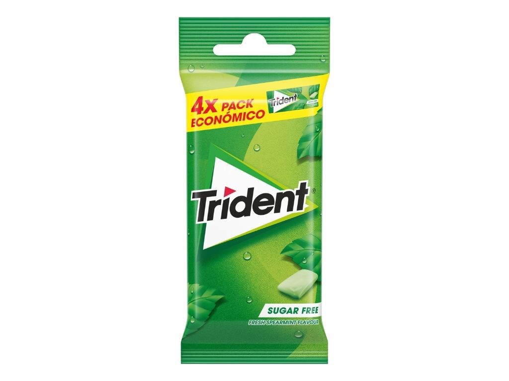 PASTILHAS TRIDENT EL&Aacute;STICAS FRESH SPEARMINT 56G image number 0