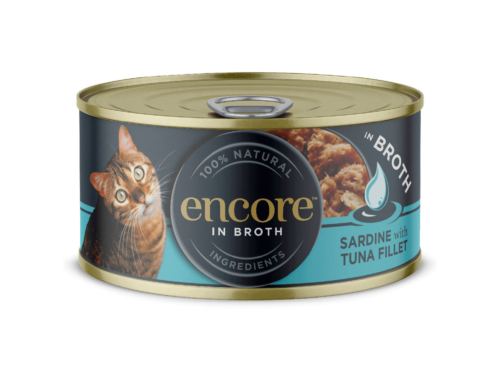 COMIDA H&Uacute;MIDA PARA GATO ENCORE SARDINHA/ATUM 70G image number 0