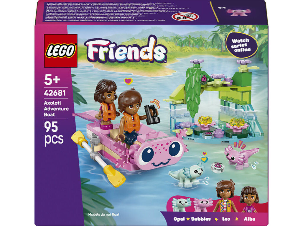 BARCO DE AVENTURAS AXOLOTE LEGO LEGO FRIENDS 42681