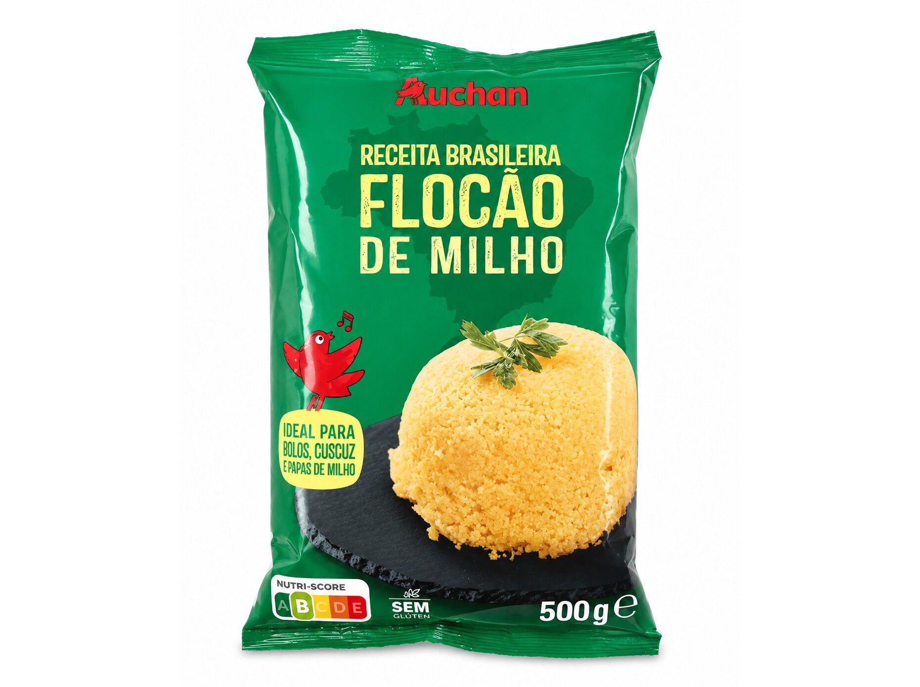 FARINHA AUCHAN FLOC&Atilde;O DE MILHO 500G image number 0
