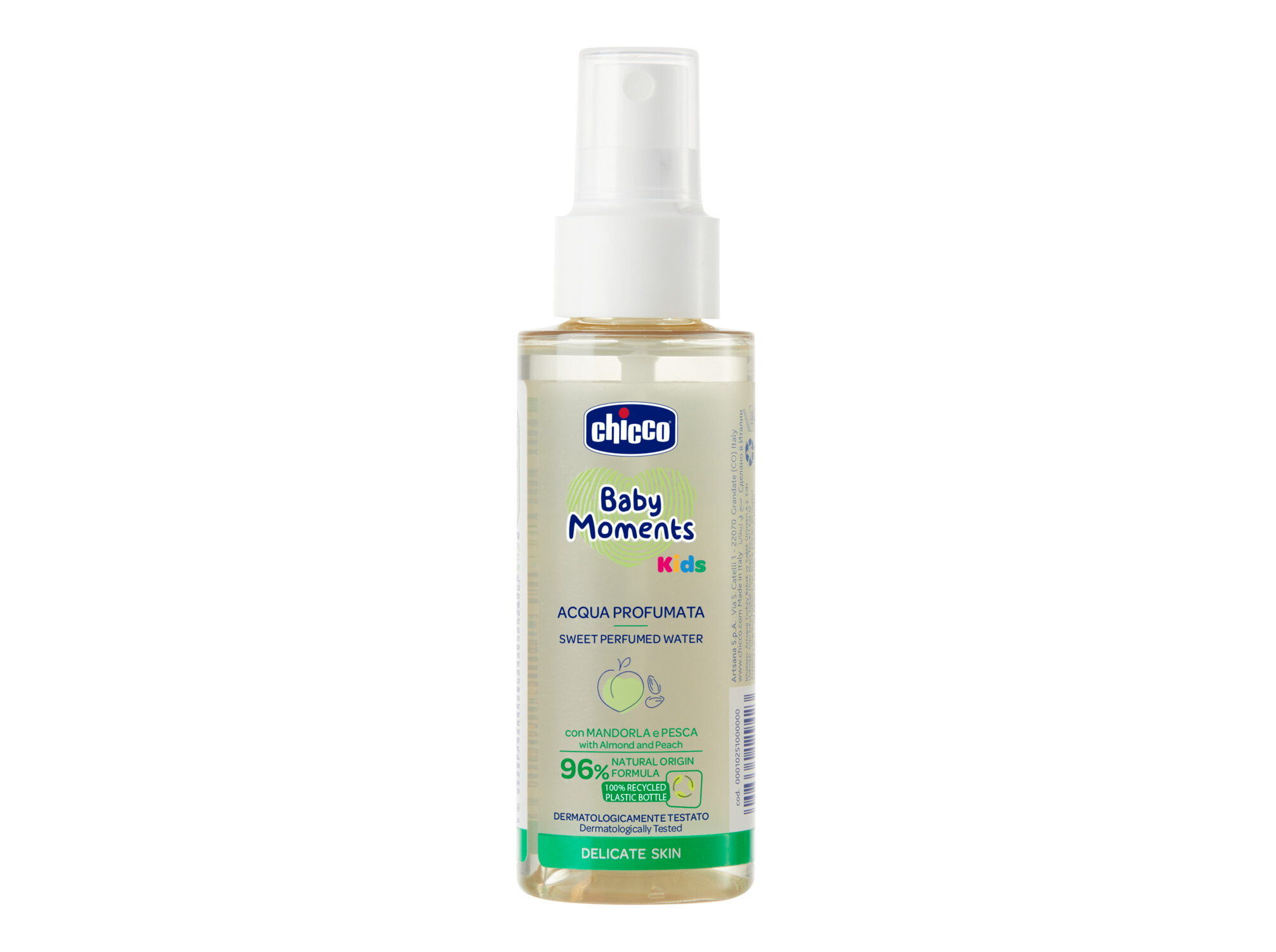 &Aacute;GUA PERFUMADA BEB&Eacute; CHICCO 100ML