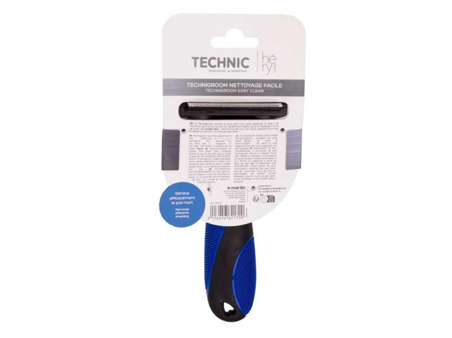 ESCOVA PARA ANIMAIS H&Eacute;RY TECHNI GROOM TAMANHO S 4.5CM image number 1