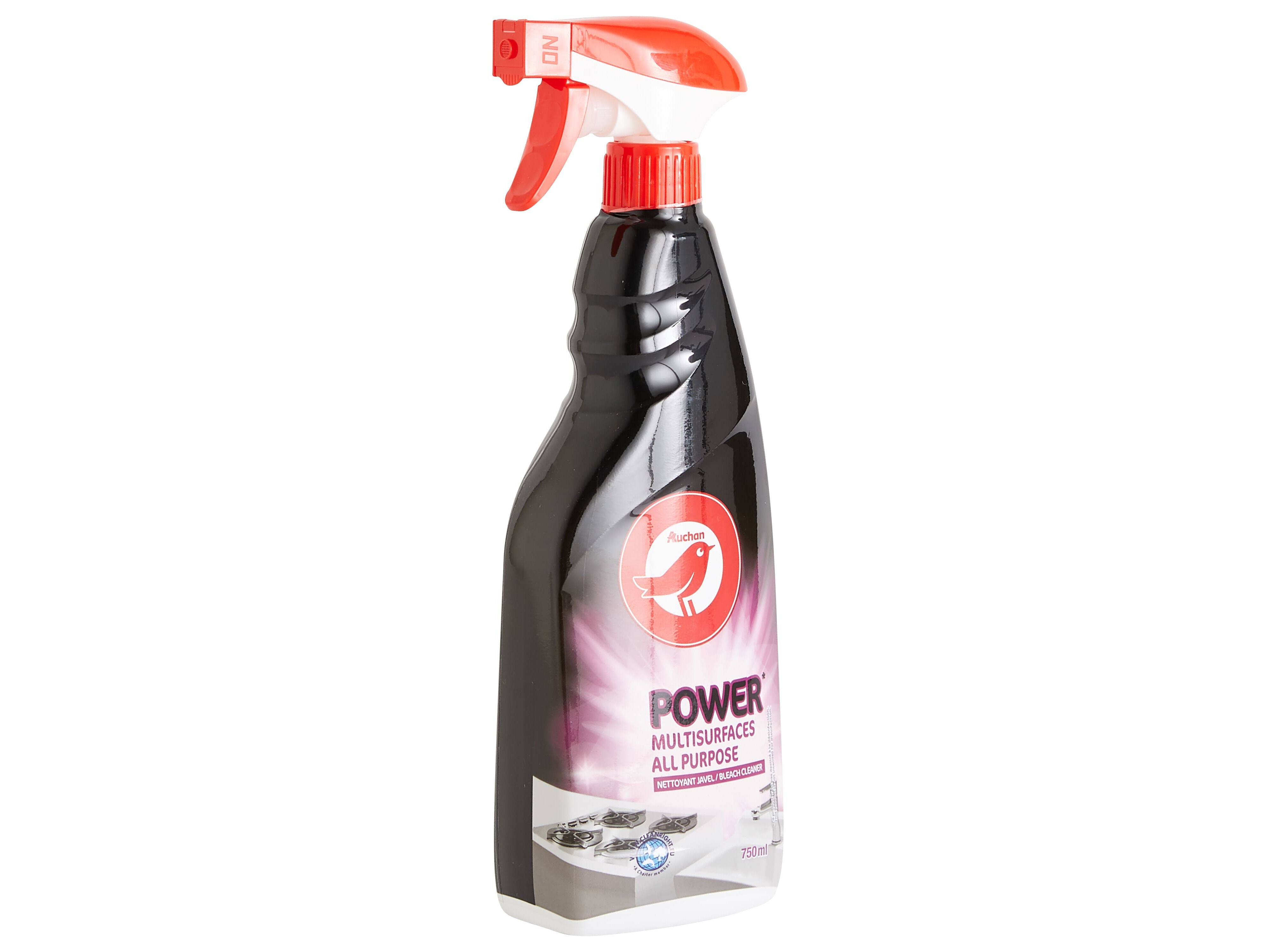 SPRAY AUCHAN POWER MULTISUPERF&Iacute;CIES COM LIX&Iacute;VIA 750ML image number 1