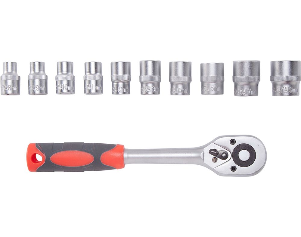 CHAVE ROQUETE AUCHAN COM 10 PE&Ccedil;AS E ADAPTADOR image number 0