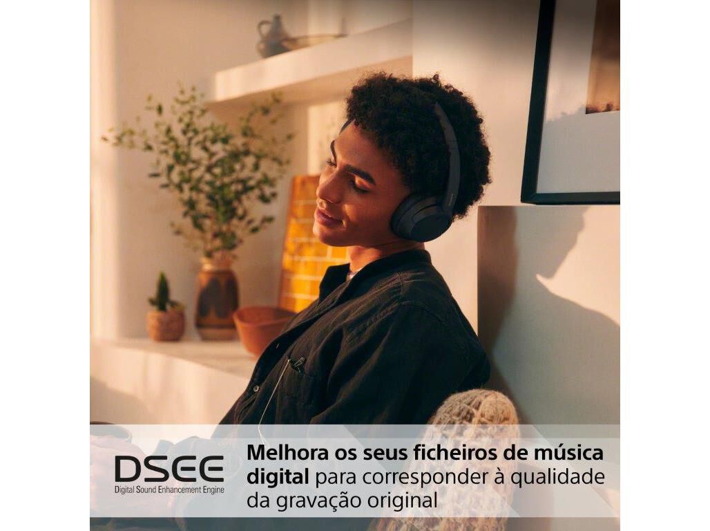 AUSCULTADORES SEM FIO SONY WHCH720NB PRETO image number 6