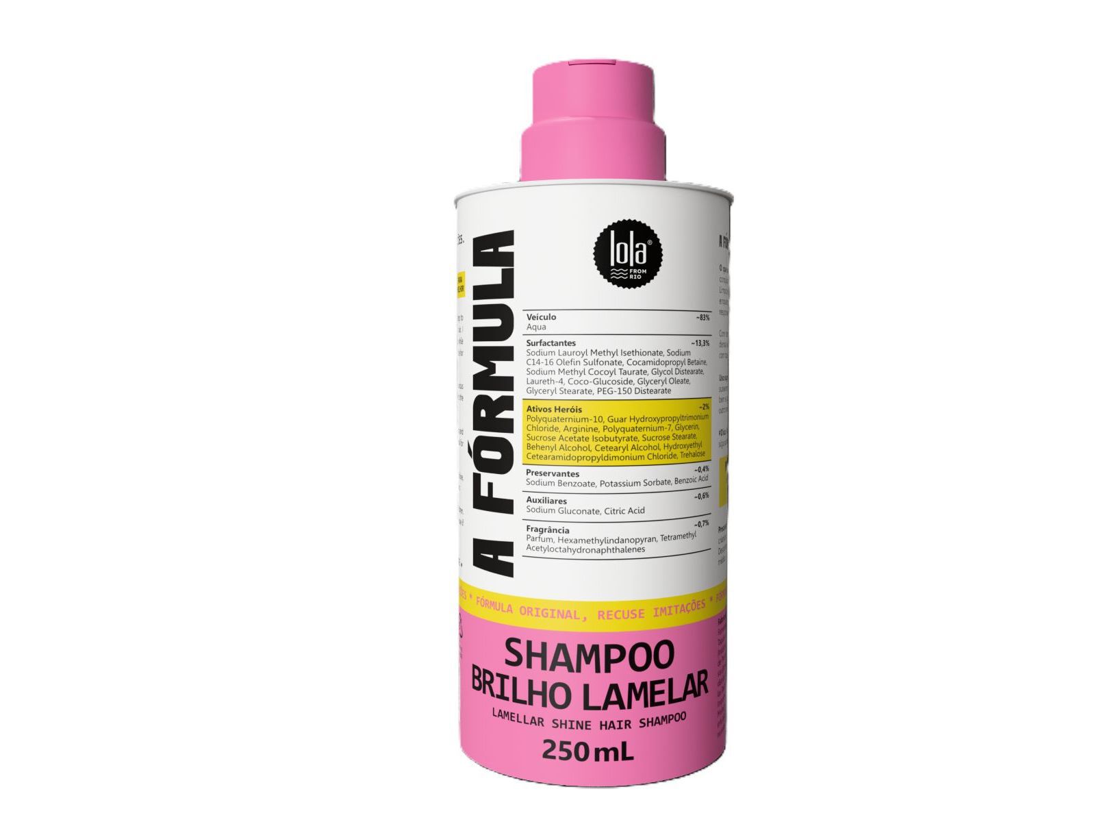 CHAMP&Ocirc; LOLA F&Oacute;RMULA BRILHO LAMELAR 250ML image number 0