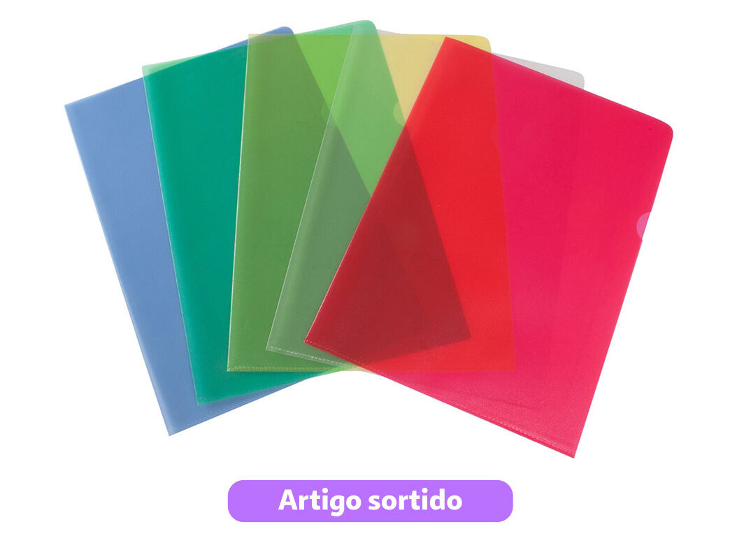 CAPA POLIPROPILENO A4 115 MICRONS CORES SORTIDAS