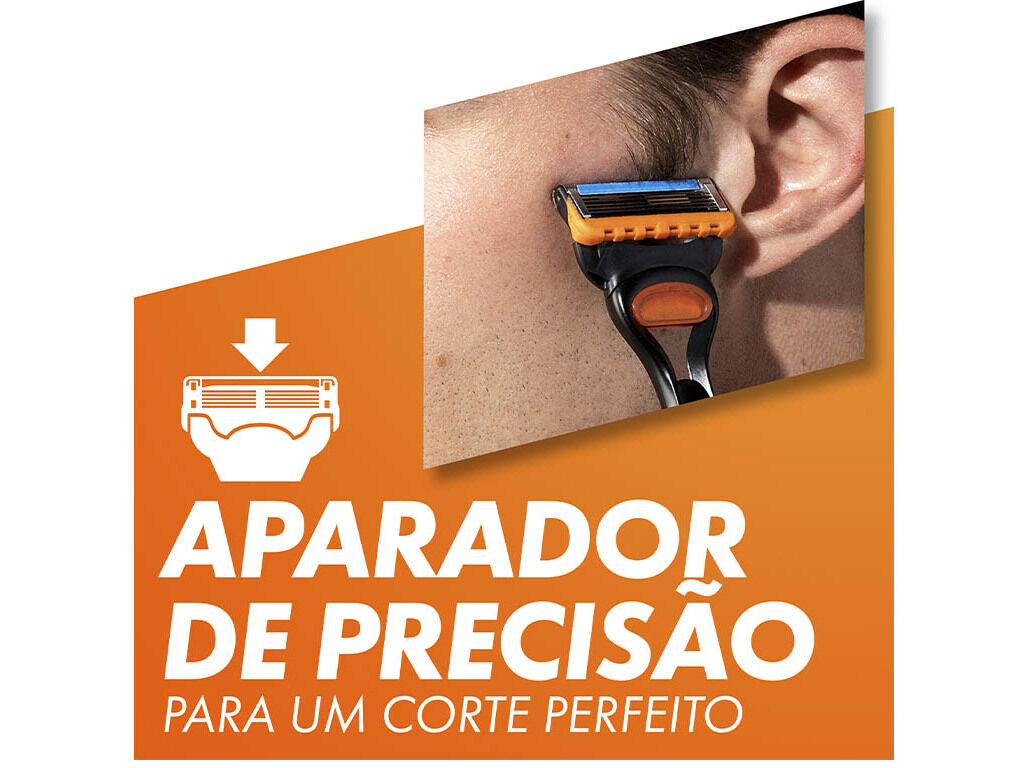 RECARGA DE L&Acirc;MINAS FUSION5 POWER GILLETTE 4 UN image number 2