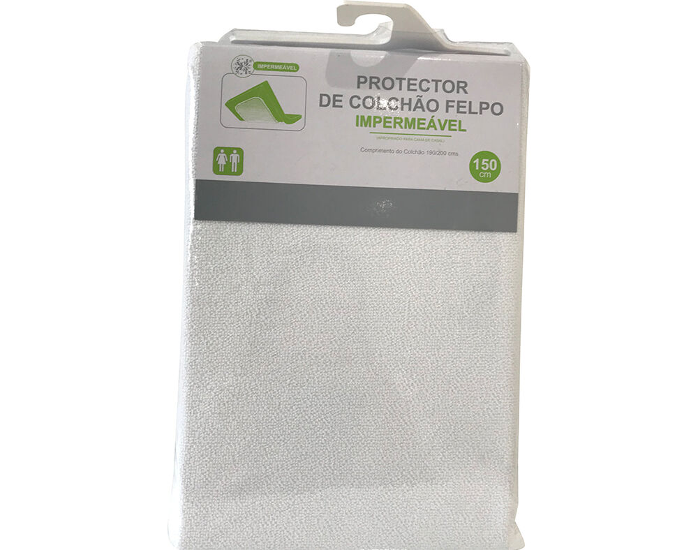 PROTETOR COLCH&Atilde;O COM REBORDO LATERAL 83%ALGOD&Atilde;O 17%POLIESTER 150X200X25CM