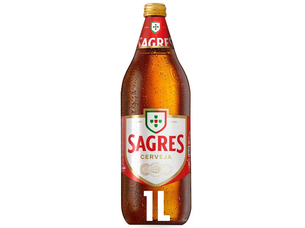 CERVEJA SAGRES GARRAFA 1L