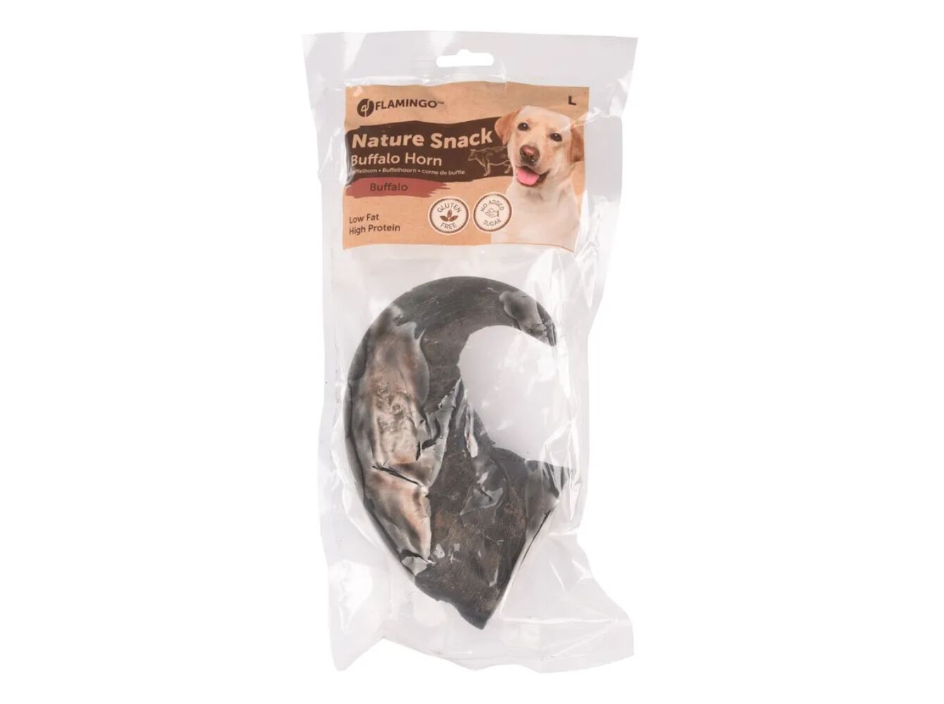 SNACK NATURAL C&Atilde;O FLAMINGO CHIFRE B&Uacute;FALO GRANDE image number 0