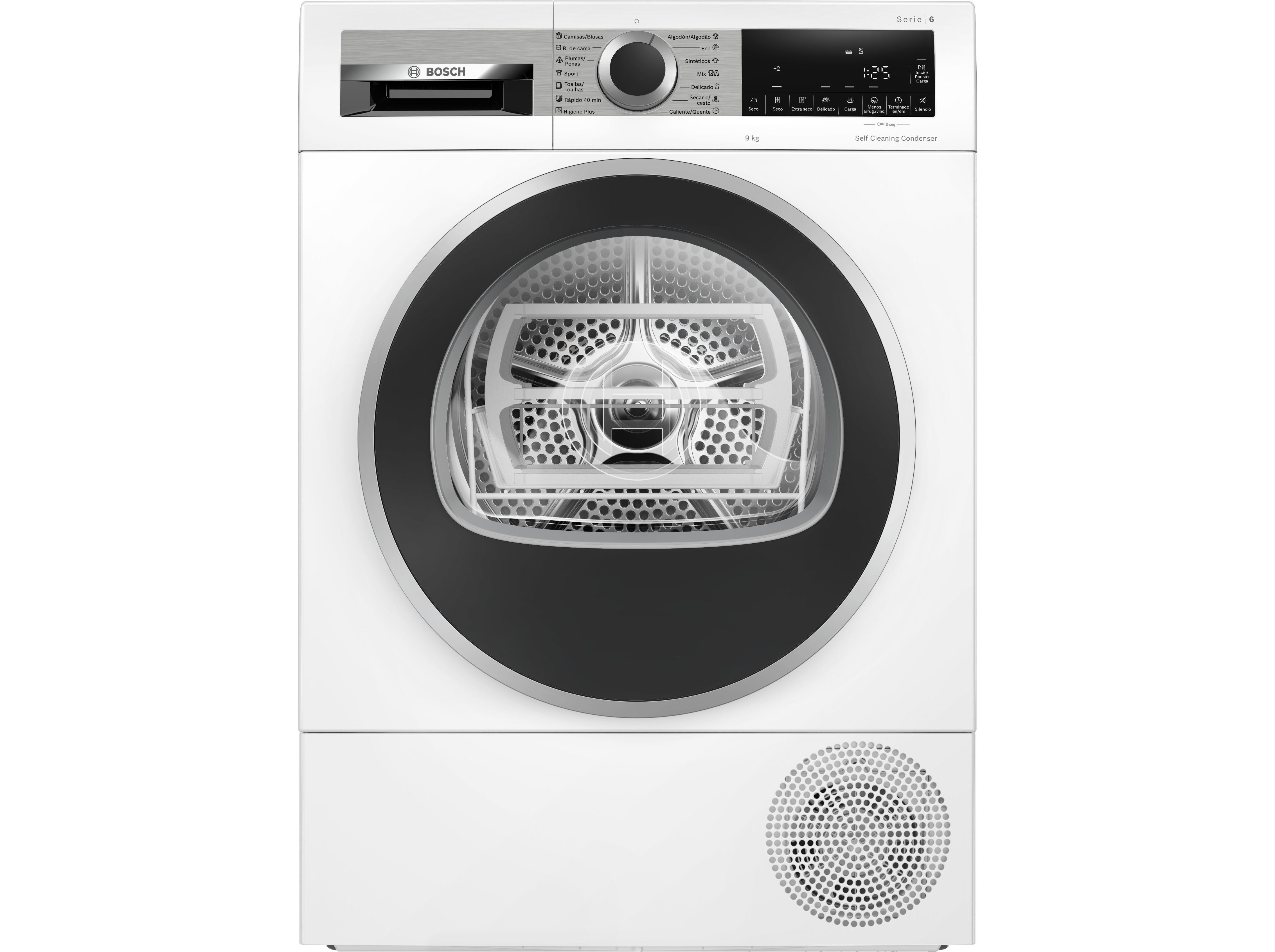 M&Aacute;QUINA SECAR ROUPA BOSCH WQG245D1ES BRANCO C 9KG