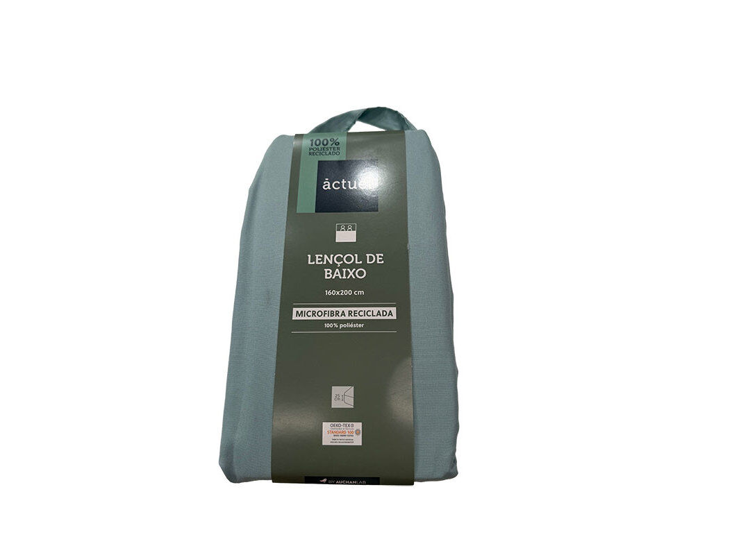 LEN&Ccedil;OL DE BAIXO AZUL ACTUEL POLI REC 160X200CM