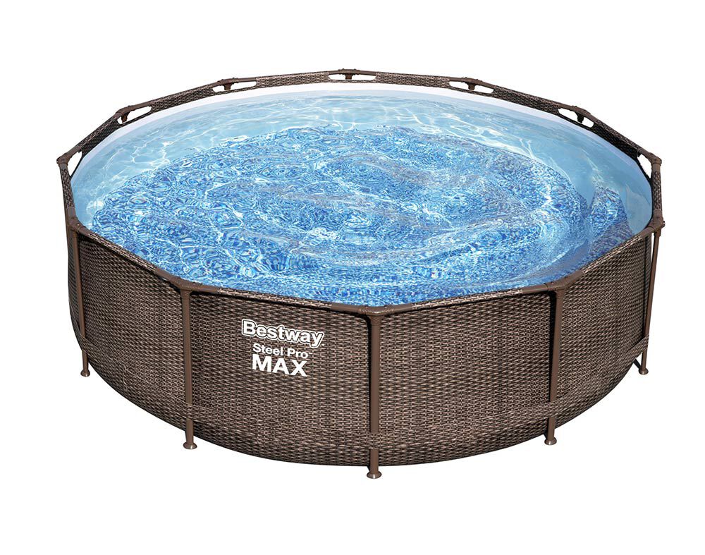 PISCINA REDONDA BESTWAY COM ACESS&Oacute;RIOS RATTAN 366X100CM