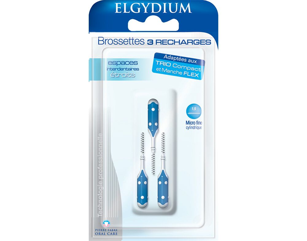 RECARGA ESCOVILHAO ELGYDIUM EXTRA FINO AZUL 3 UNI image number 0