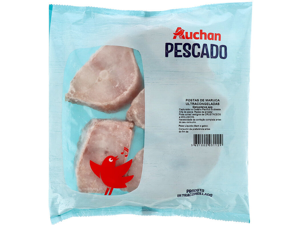 POSTAS DE MARUCA AUCHAN ULTRACONGELADAS 600G image number 0