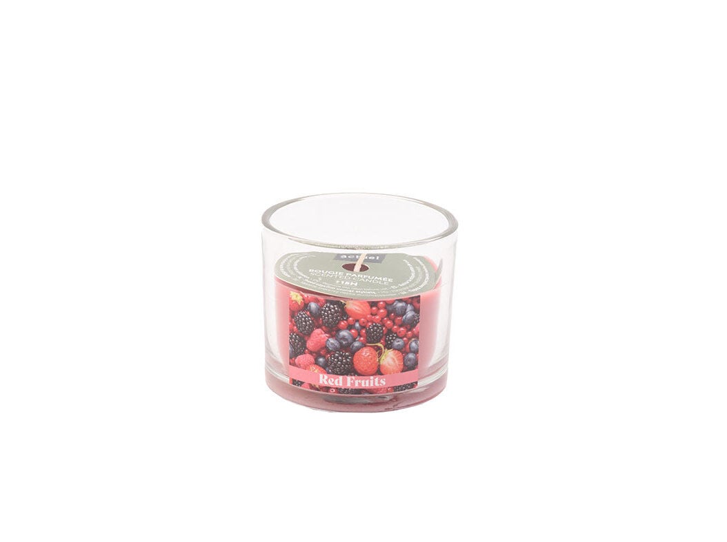 VELA PERFUMADA COM COPO ACTUEL FRUTOS VERMELHOS &Oslash;7X6.3CM