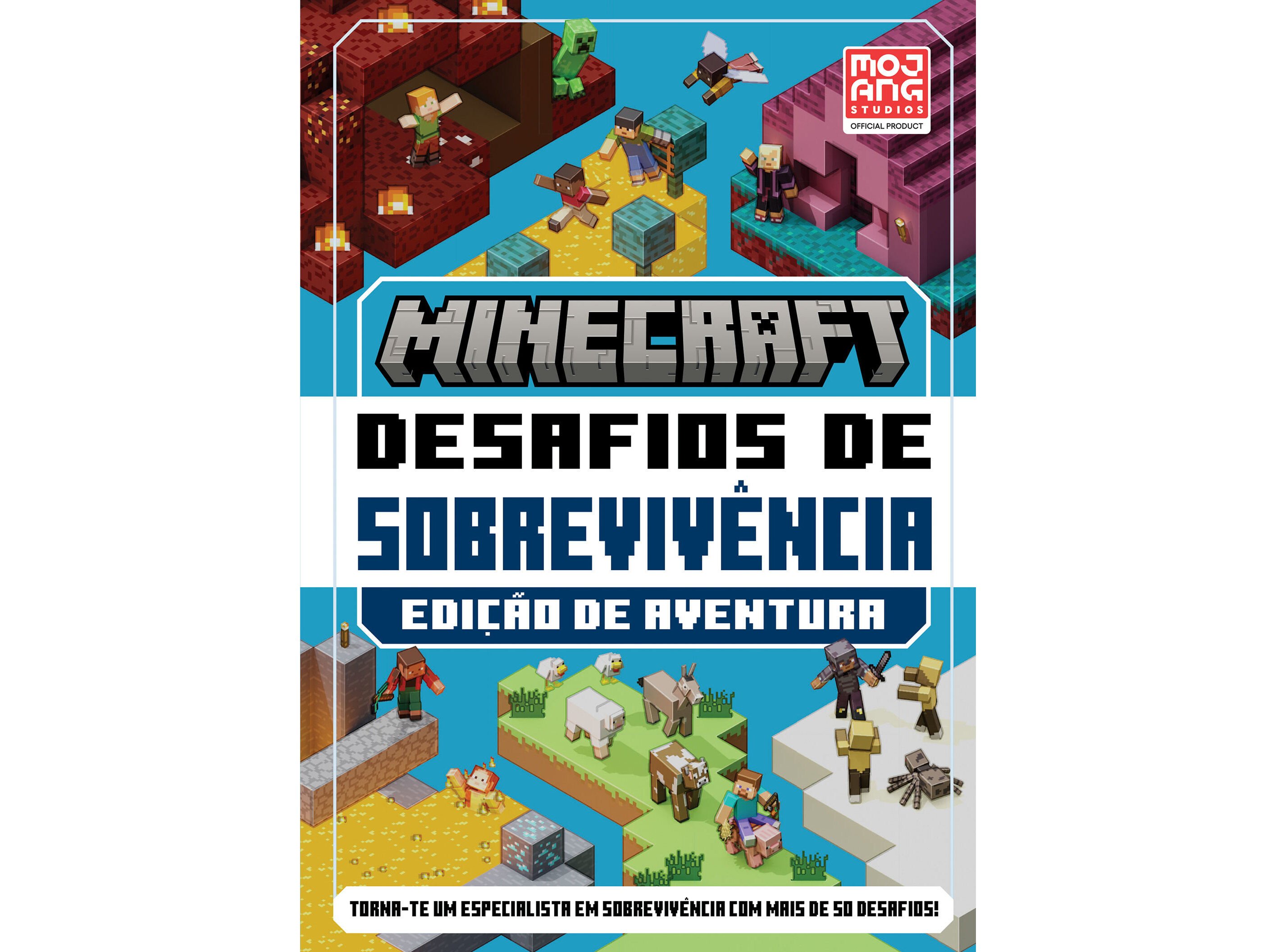 LIVRO MINECRAFT DESAFIOS DE SOBREVIV&Ecirc;NCIA EDI&Ccedil;&Atilde;O DE AVENTURA image number 0