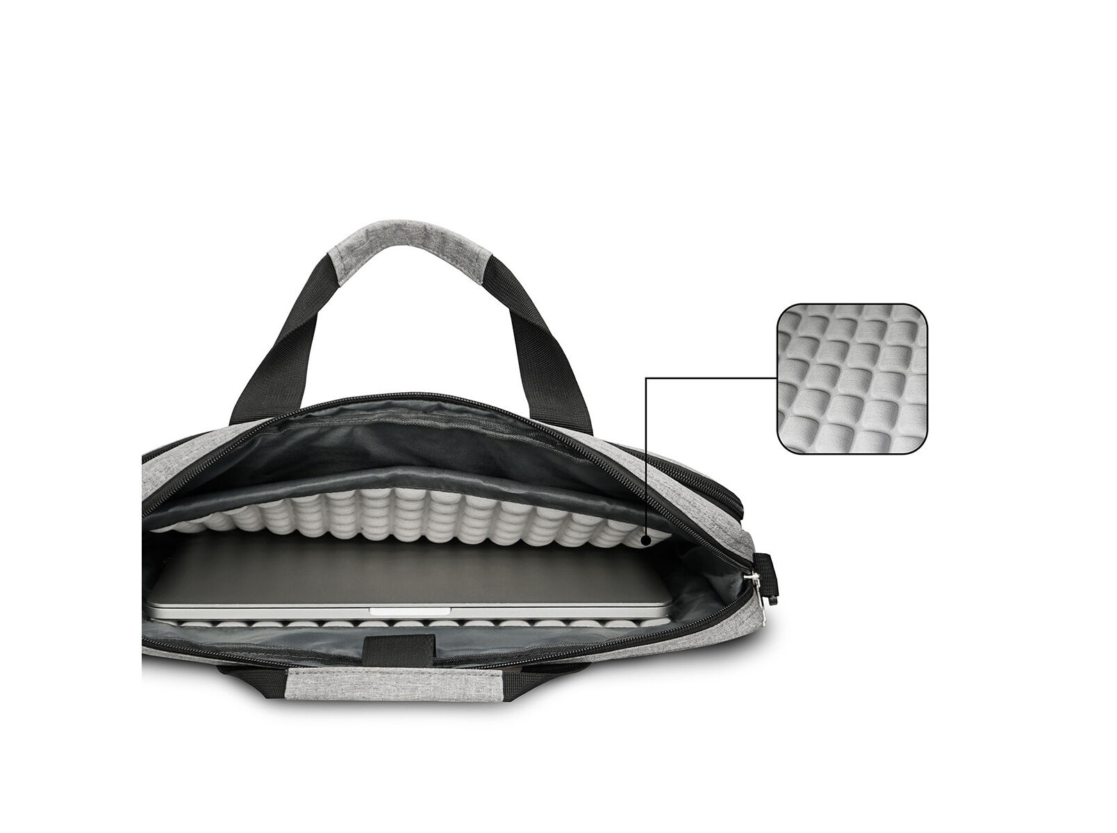 MALA PARA PC SUBBLIM AIR PADDING 133-14" CINZA image number 3