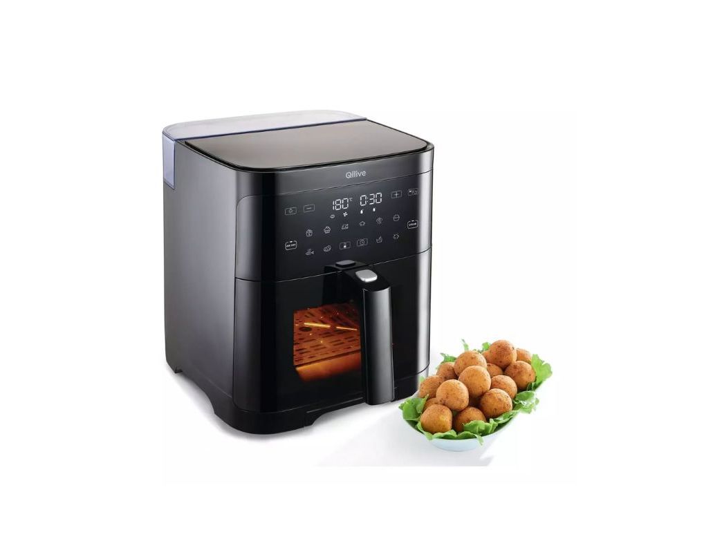 FRITADEIRA SEM &Oacute;LEO AIRFRYER QILIVE Q.5650 STEAM COOK 5L image number 1